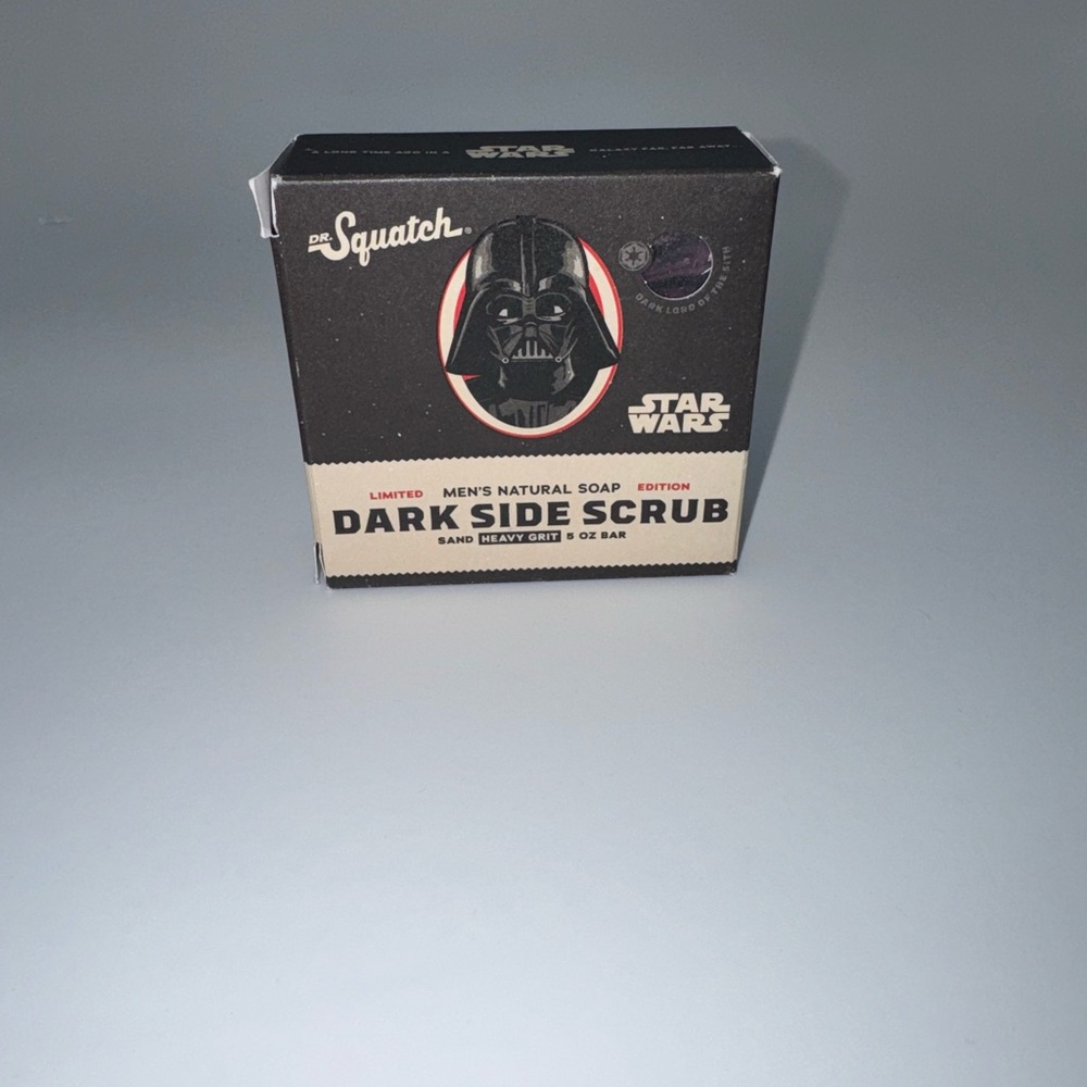 Dr. Squatch Star Wars Dark Side Scrub Soap - Black